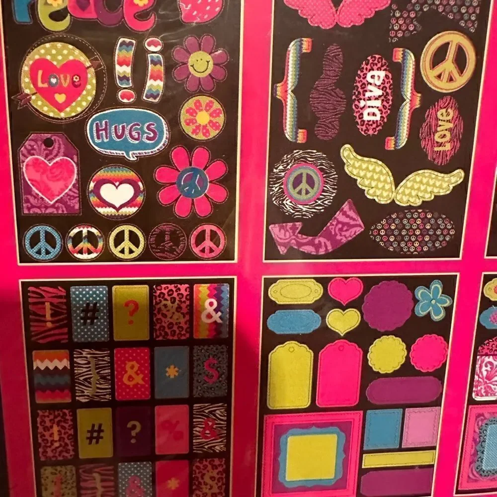 Recollections Chipboard Scrapbook Letters Numbers Symbols Icons Borders